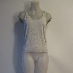 Womens Le Ore Light Gray Active Tank Top S